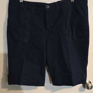 Gloria Vanderbilt Navy Women's Shorts